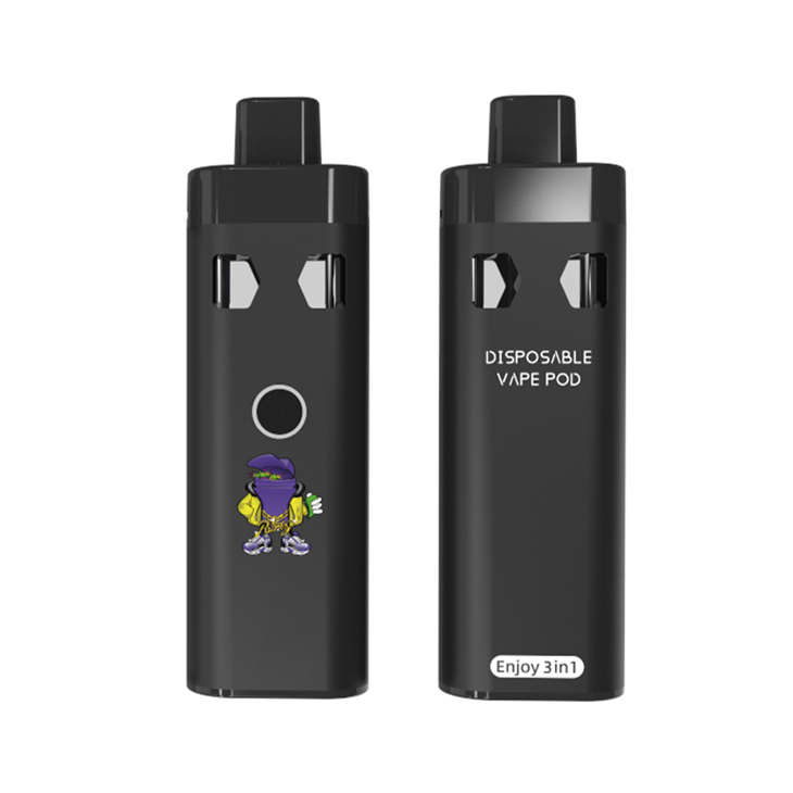 2 in One Dual Chamber Recharable 1+1ml 2+2ml All in One Device Preheat Double Disposable Vape Pen - China Dual Chamber Pen, All in One Vape