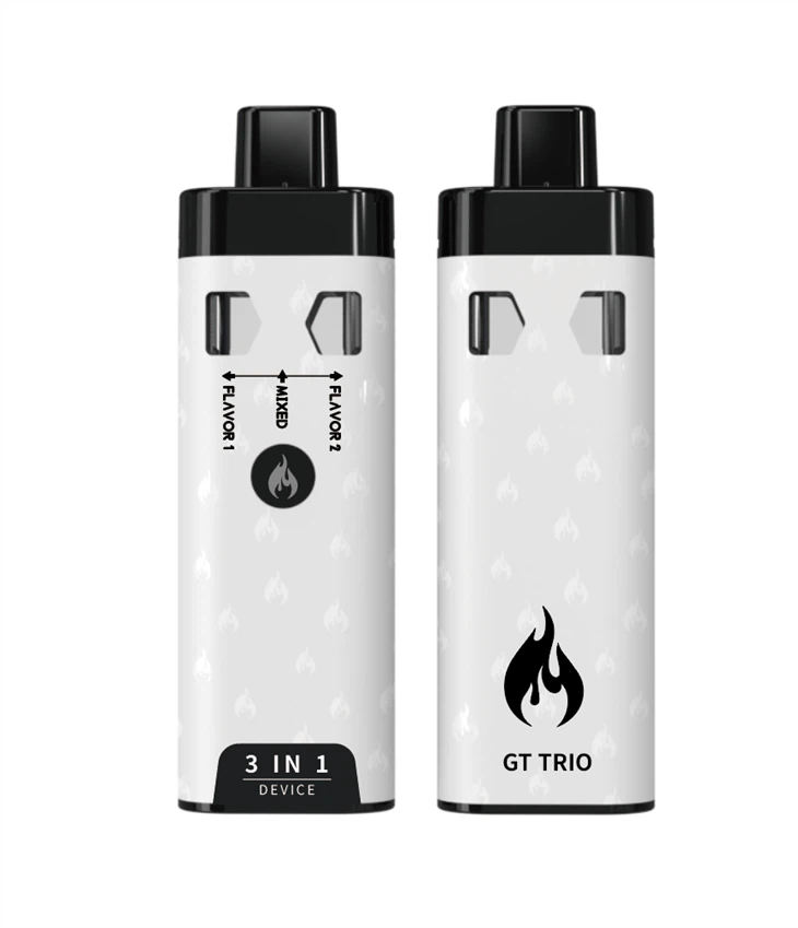 Dual Flavors Vaping Dual Chamber CBD Device Vape With Type-C Charger For 2ml Delta 8 THC Thick Oil